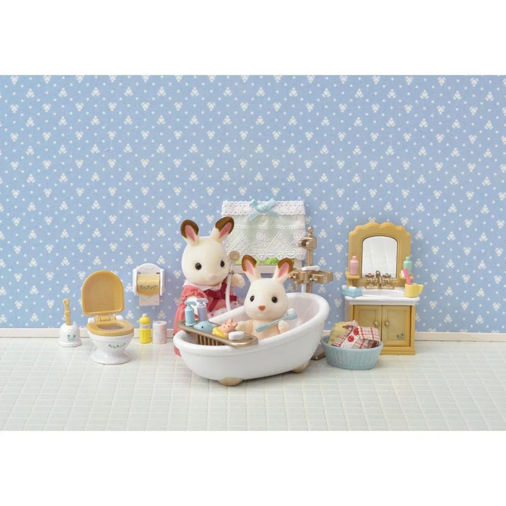 Sylvanian Families Set salle de bain^ Mini-Univers
