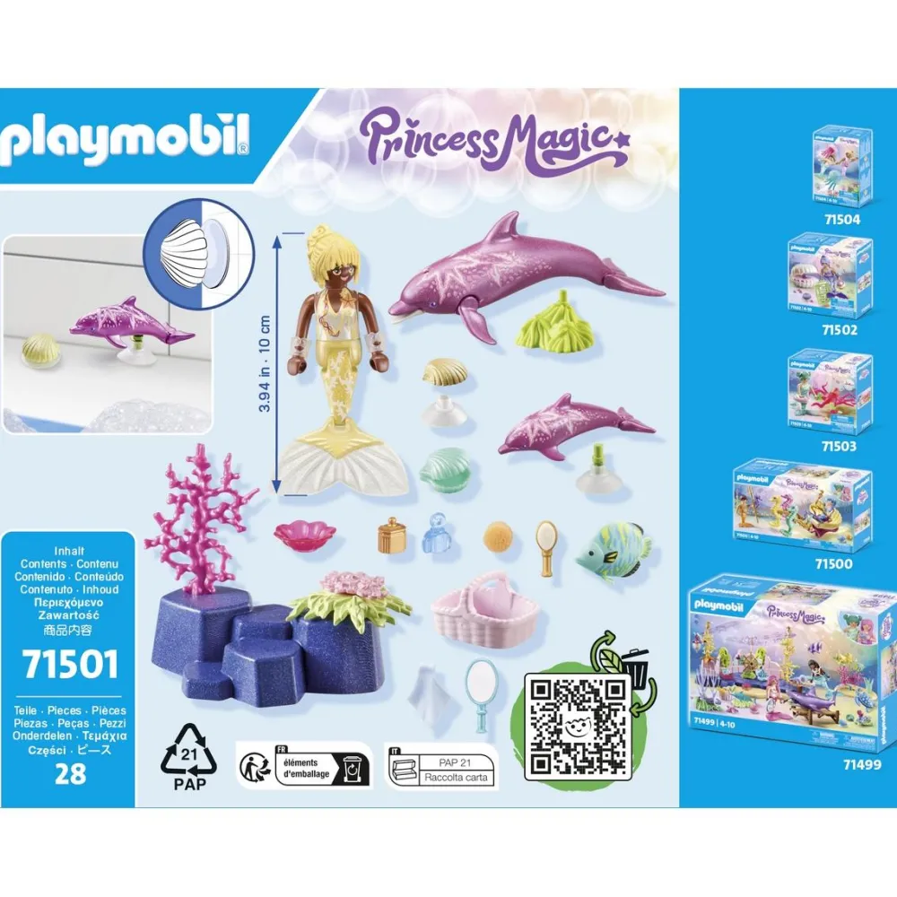 Playmobil Sirène avec dauphins Princess Magic 71501^ Les Princesses Et Fées