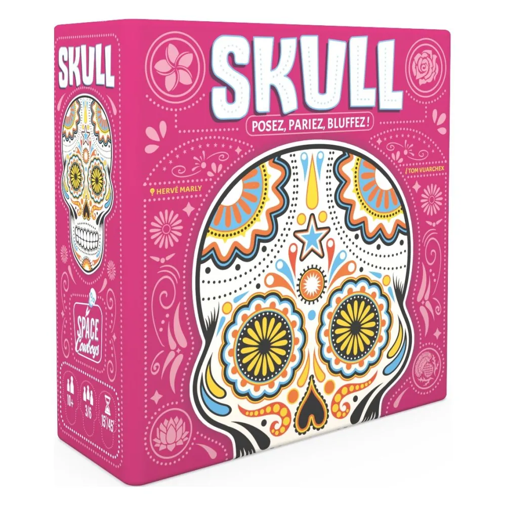 Asmodu00e9e Skull: Nouvelle Edition - Jeu De Bluff Par Asmodée^ Jeux D'Ambiance