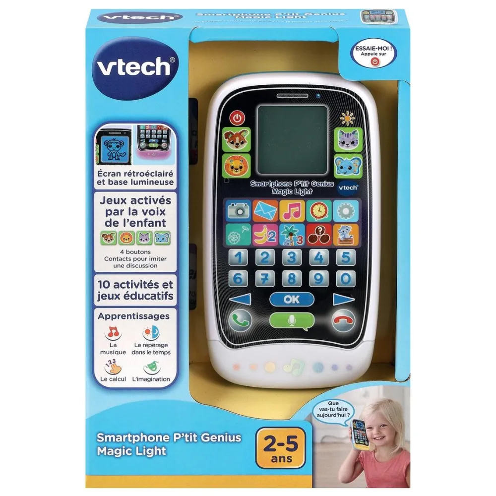 Varta Smartphone p'tit genius magic light bleu^ Ordinateurs Et Tablettes Éducatives