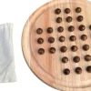 Nom d'un pion Solitaire En Bois^ Jeux Traditionnels Et Poker