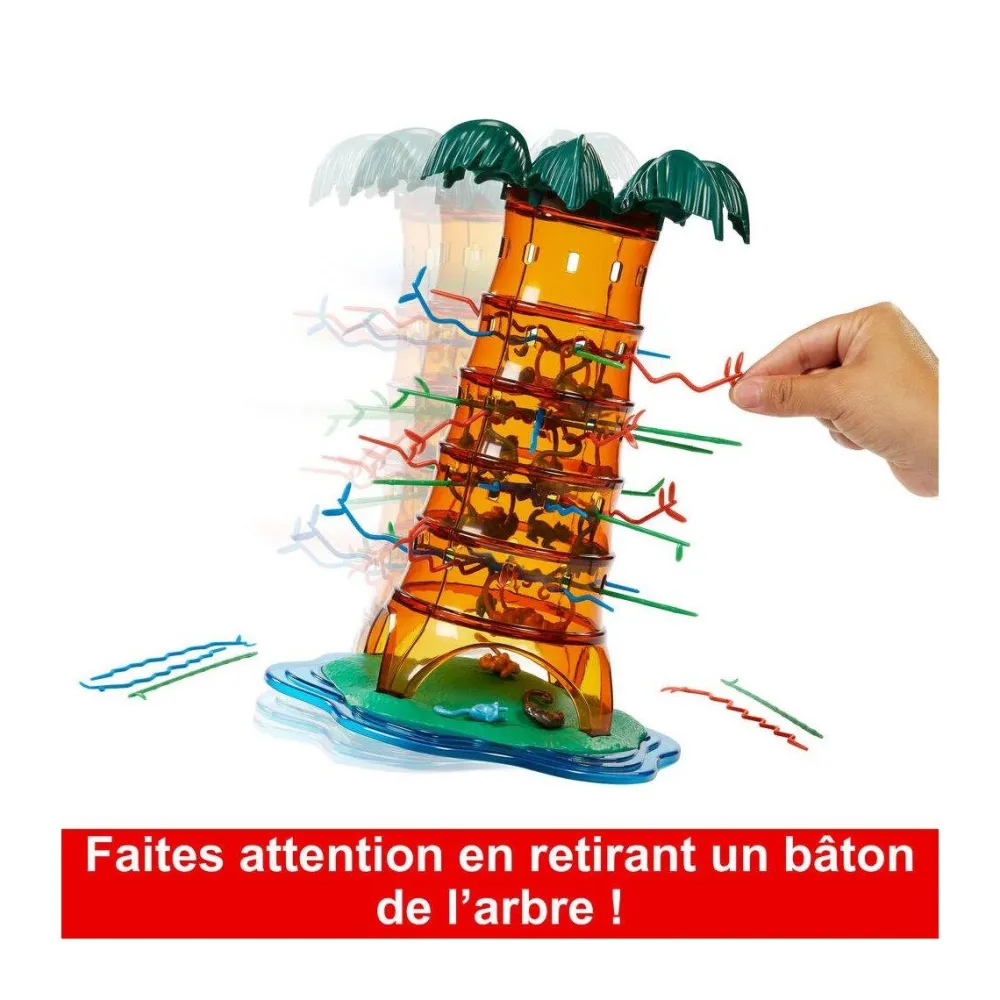 Mattel Games Sos Ouistiti : Panique dans l'arbre - 25 ANS^ Jeux D'Action Et D'Adresse