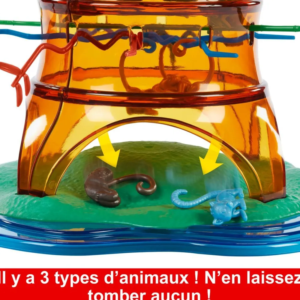 Mattel Games Sos Ouistiti : Panique dans l'arbre - 25 ANS^ Jeux D'Action Et D'Adresse