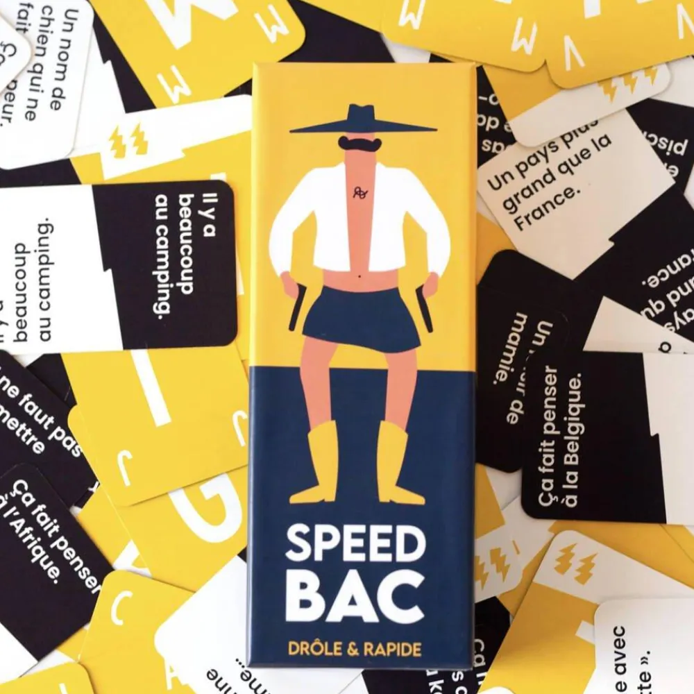 PIXIE GAMES Speed Bac jaune - petit bac drole et rapide^ Jeux D'Ambiance|Quiz Et Devinettes