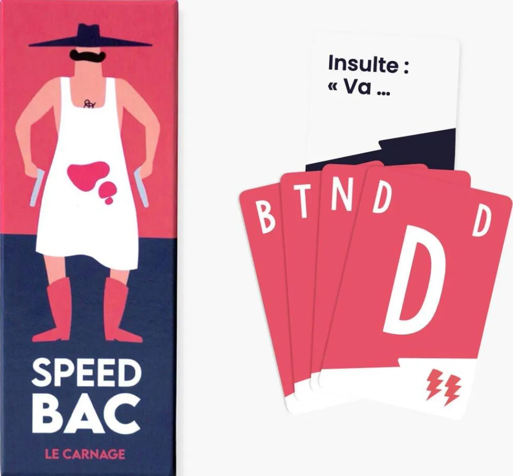 PIXIE GAMES Speed Bac Rouge - Petit Bac pour les plus grands^ Jeux D'Ambiance