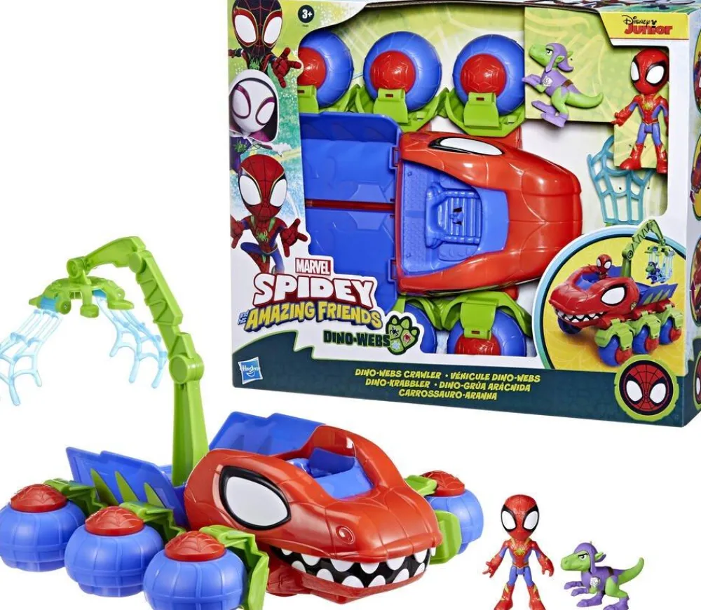 Hasbro Spidey véhicule 2 en 1^ Les Figurines Interactives Et À Fonction