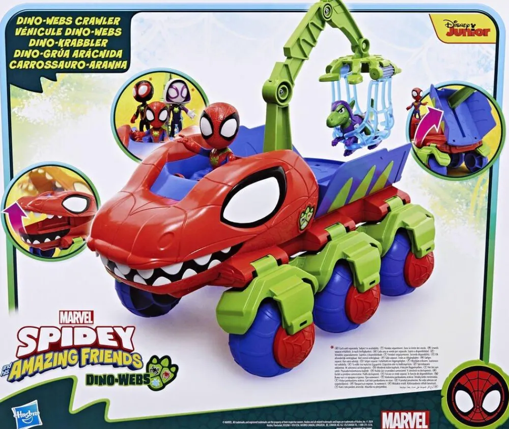 Hasbro Spidey véhicule 2 en 1^ Les Figurines Interactives Et À Fonction