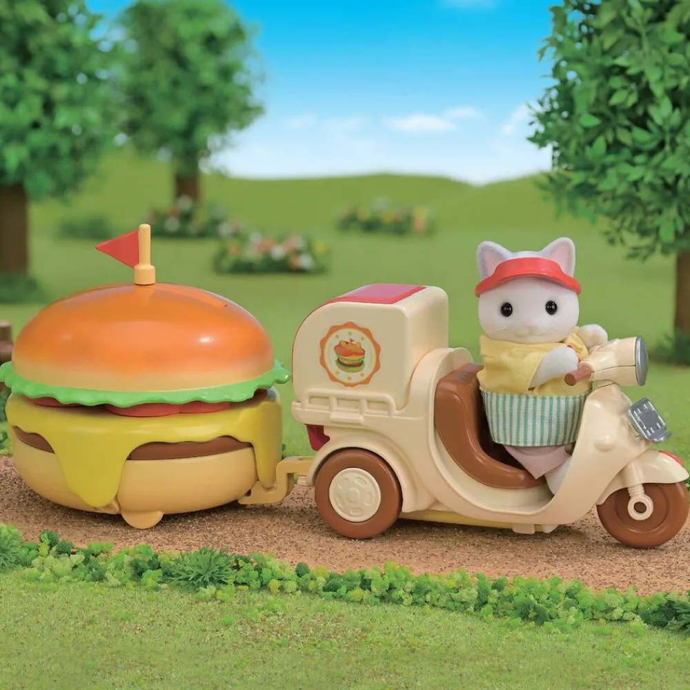 Sylvanian Families Stand de Hamburgers - 5757^ Mini-Univers