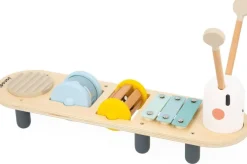 Janod Stand D'éveil Sonore, Chenille Musicale Avec Maracas^ Autres Jouets D'Éveil
