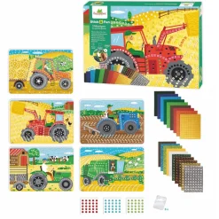 Au Sycomore Stickn & Fun 5 mosaiques La vie à la ferme^ Sables, Paillettes Et Mosaïques
