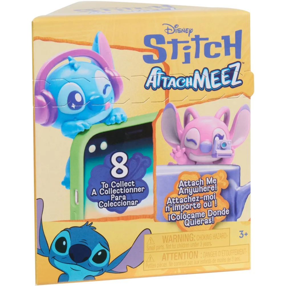 Varta Stitch Attachmeez Figurine Stitch ou Angel à accrocher et collectionner^ Gadgets Et Produits Fun