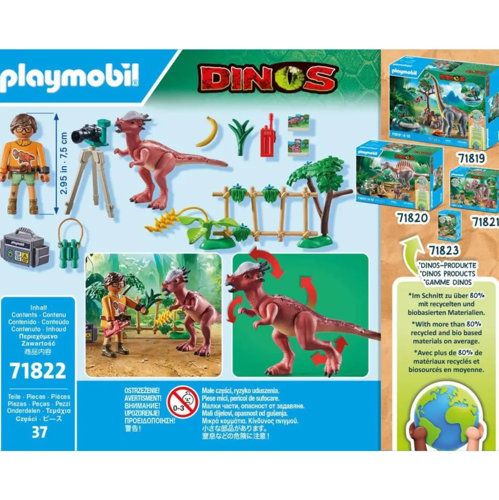Playmobil Stygimoloch, chercher et accessoires Dinos 71822^ Les Dinosaures Et La Préhistoire