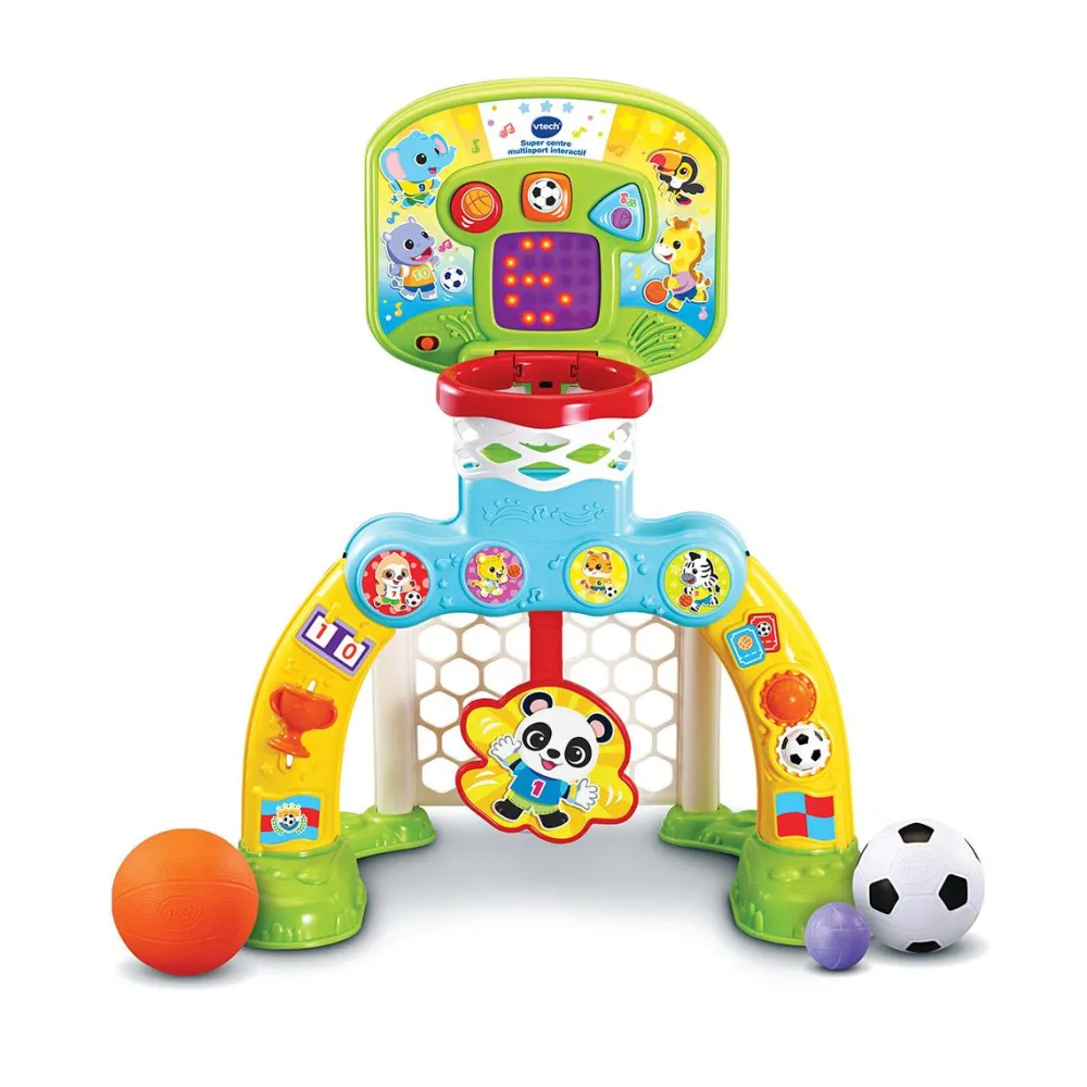Varta Super centre multisport interactif^ Apprentissage Des Formes Et Couleurs|Tapis, Portiques Et Tables D'Activités