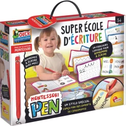 Lisciani Giochi Super Ecole d'écriture Montessori Pen^ Apprentissage Des Lettres Et Écritures