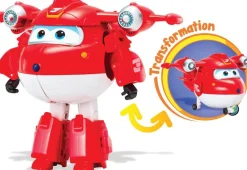 Alpha Group SUPER WINGS - FIGURINE TRANSFORMING JETT ELECTRIC 12 CM^ Les Figurines Interactives Et À Fonction