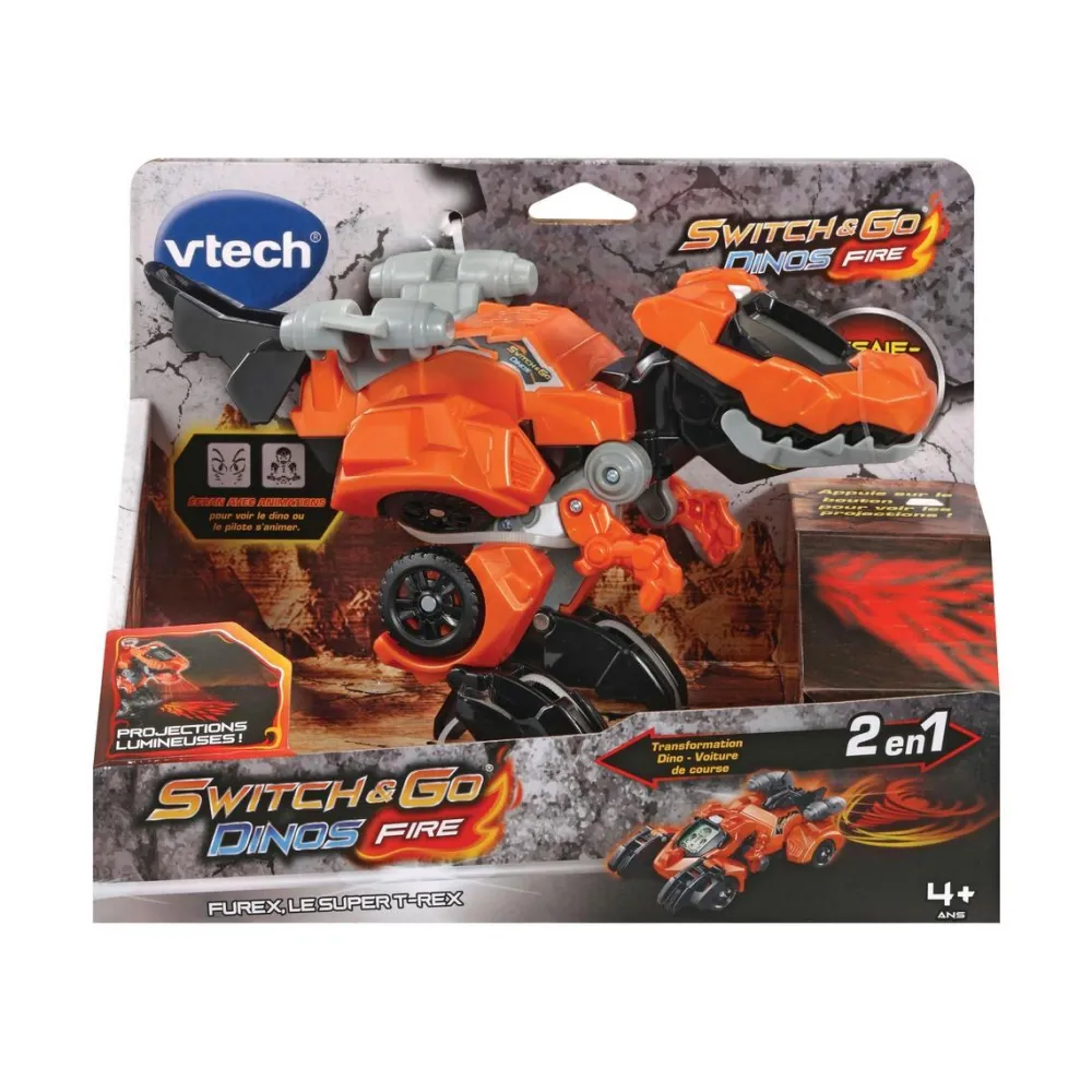 Varta Switch & Go Dinos Fire : Furex, le super T-rex^ Petites Voitures|Les Dinosaures Et La Préhistoire