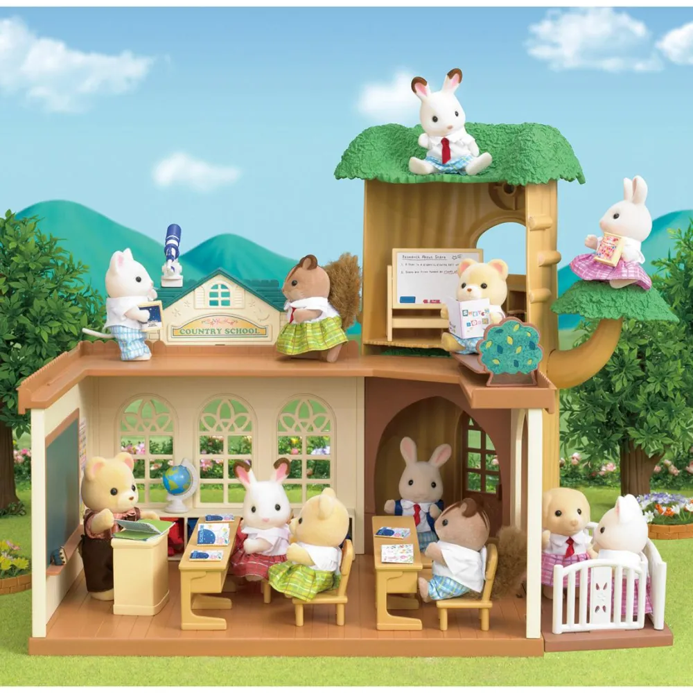 Sylvanian Families 5105 : Ecole de la forêt^ Mini-Univers|Les Animaux