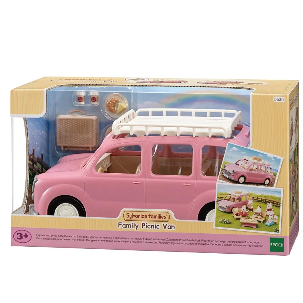 Sylvanian Families - Le monospace rose et set de pique-nique 5535^ Mini-Univers