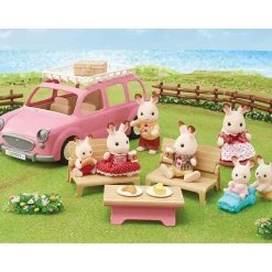 Sylvanian Families - Le monospace rose et set de pique-nique 5535^ Mini-Univers