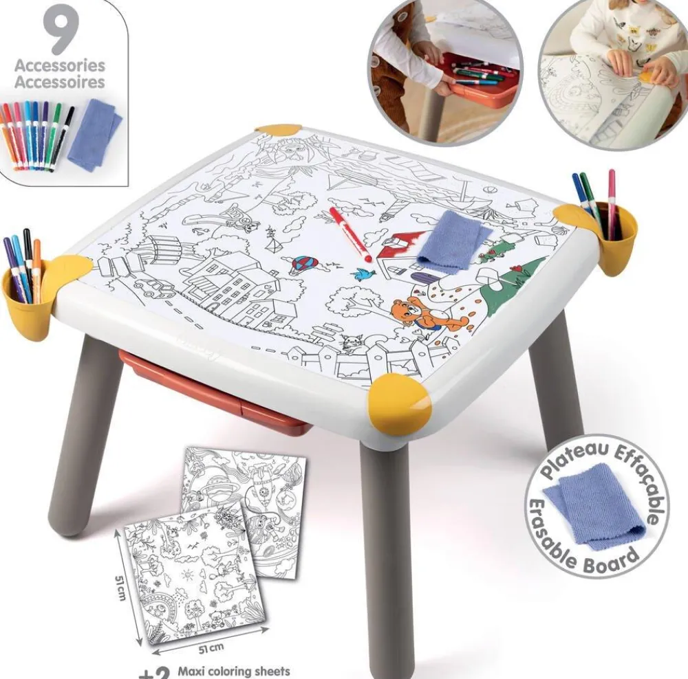 Smoby Table Créative Pour Enfant^ Tableaux Et Bureaux