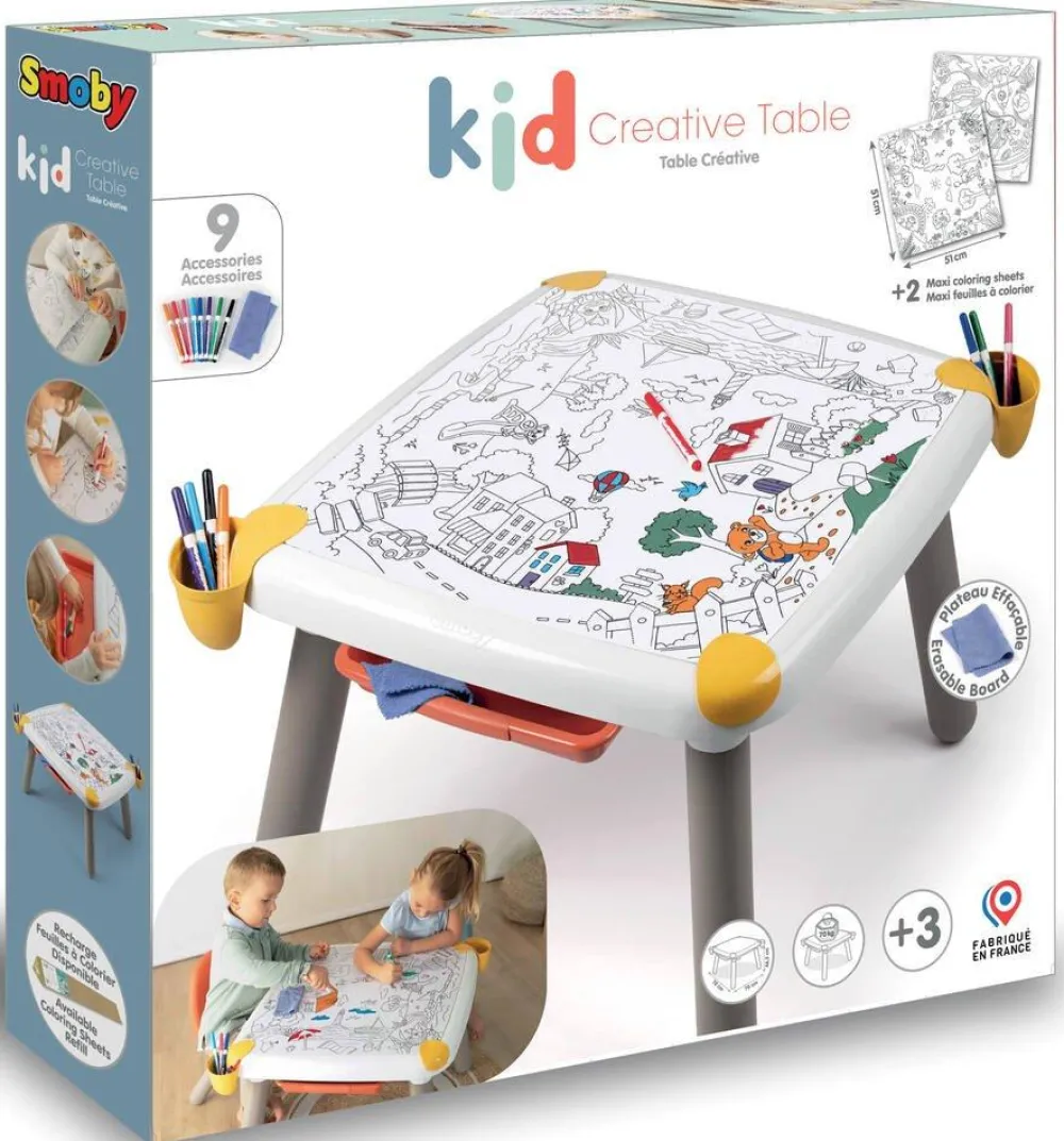 Smoby Table Créative Pour Enfant^ Tableaux Et Bureaux