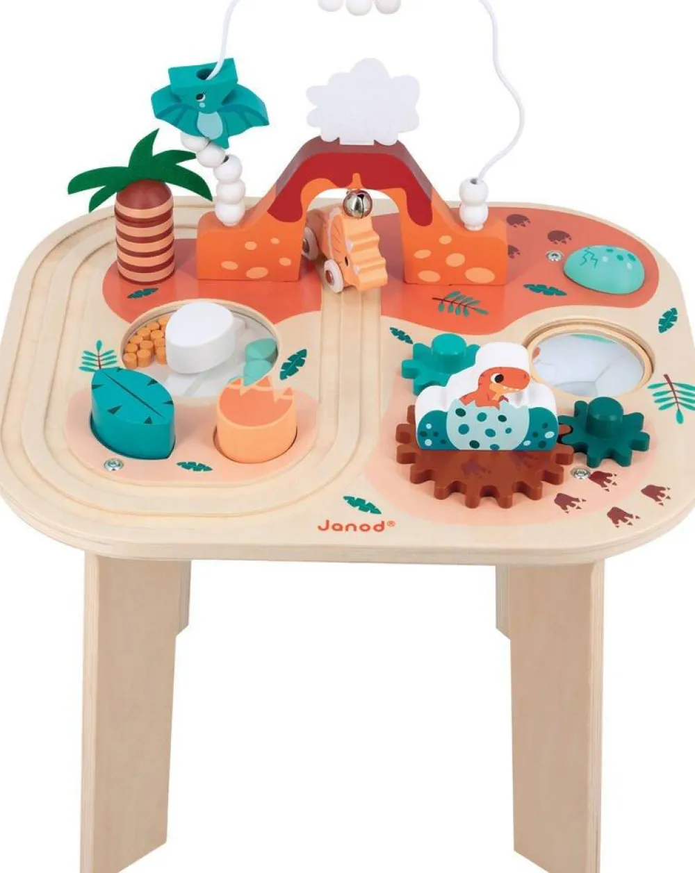 Janod Table D'activités Dino En Bois -^ Tapis, Portiques Et Tables D'Activités