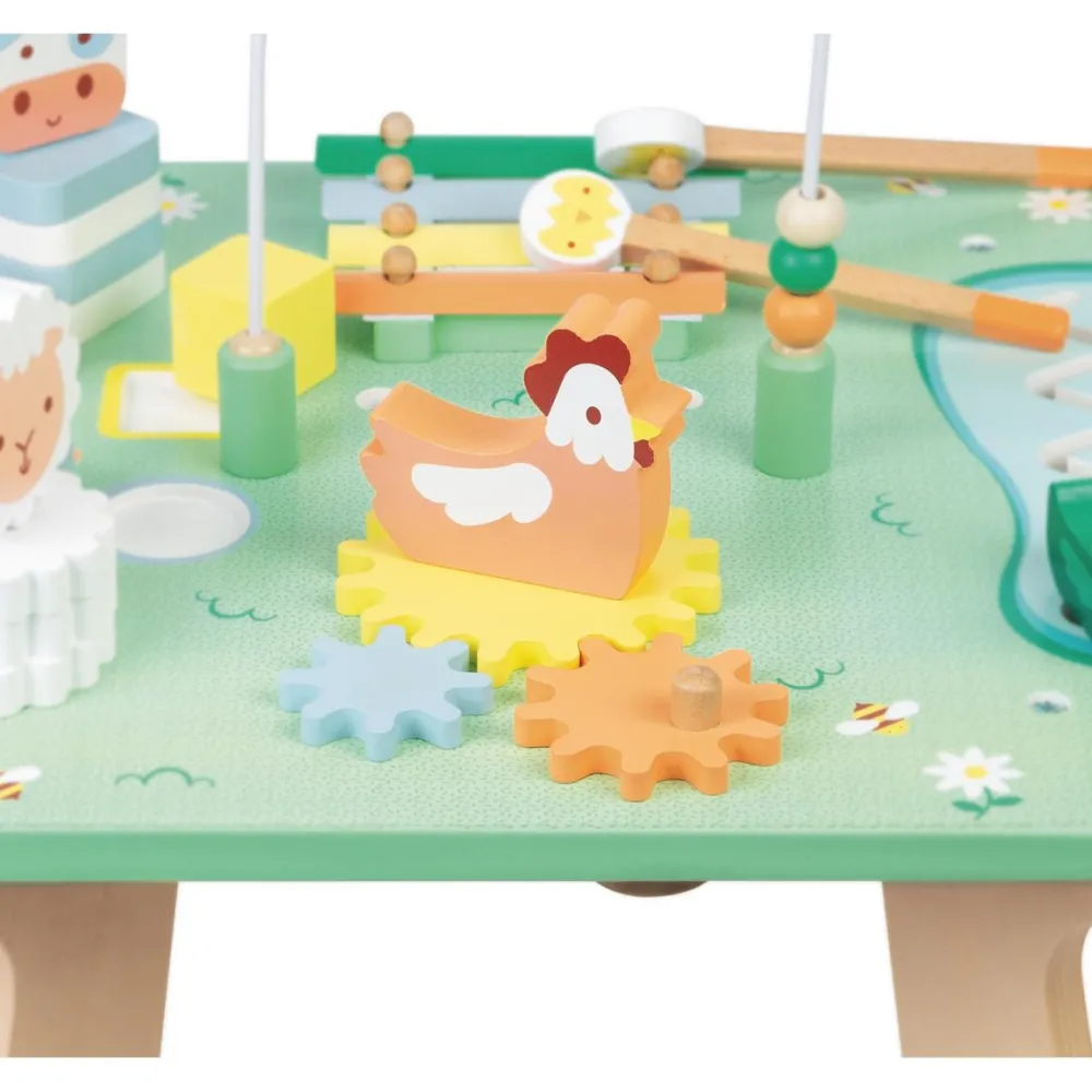 Janod Table d’activités jolie prairie^ Tapis, Portiques Et Tables D'Activités