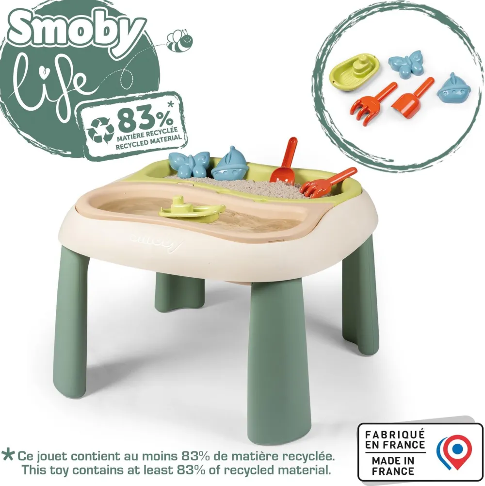 Smoby Table sable et eau Life^ Maisons, Toboggans Et Jeux D'Extérieur