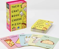 Blue Orange Taco Chat Bouc Cheese Pizza: Jeu De Défausse Farfelu Et Frénétique^ Jeux D'Ambiance