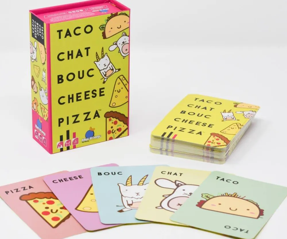 Blue Orange Taco Chat Bouc Cheese Pizza: Jeu De Défausse Farfelu Et Frénétique^ Jeux D'Ambiance