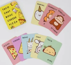 Blue Orange Taco Chat Bouc Cheese Pizza: Jeu De Défausse Farfelu Et Frénétique^ Jeux D'Ambiance