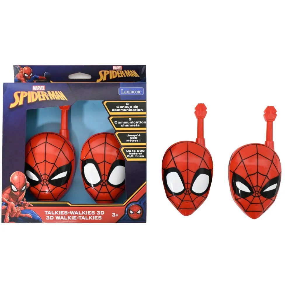Lexibook Talkies Walkies Spiderman 3D^ Talkie-Walkie Et Espionnage