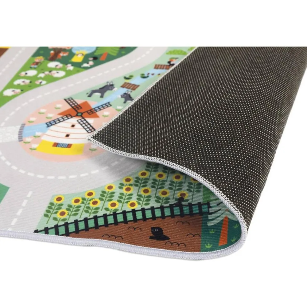 Janod Tapis de jeu thème campagne - Cross Roads^ Garages Et Tapis