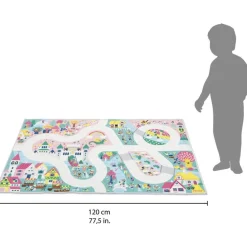 Janod Tapis de jeu thème le royaume enchanté - Cross Roads^ Garages Et Tapis