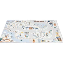 Janod Tapis de jeu thème montagne la vallée blanche - Cross Roads^ Garages Et Tapis