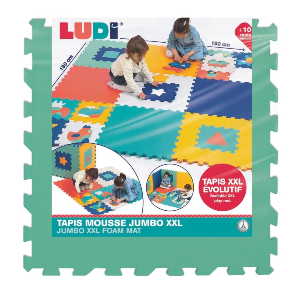 Ludi Tapis mousse jumbo 15 dalles^ Tapis, Portiques Et Tables D'Activités