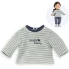 Corolle Tee-Shirt rayé manches longues Ma^ Vêtements Pour Poupons Et Poupées