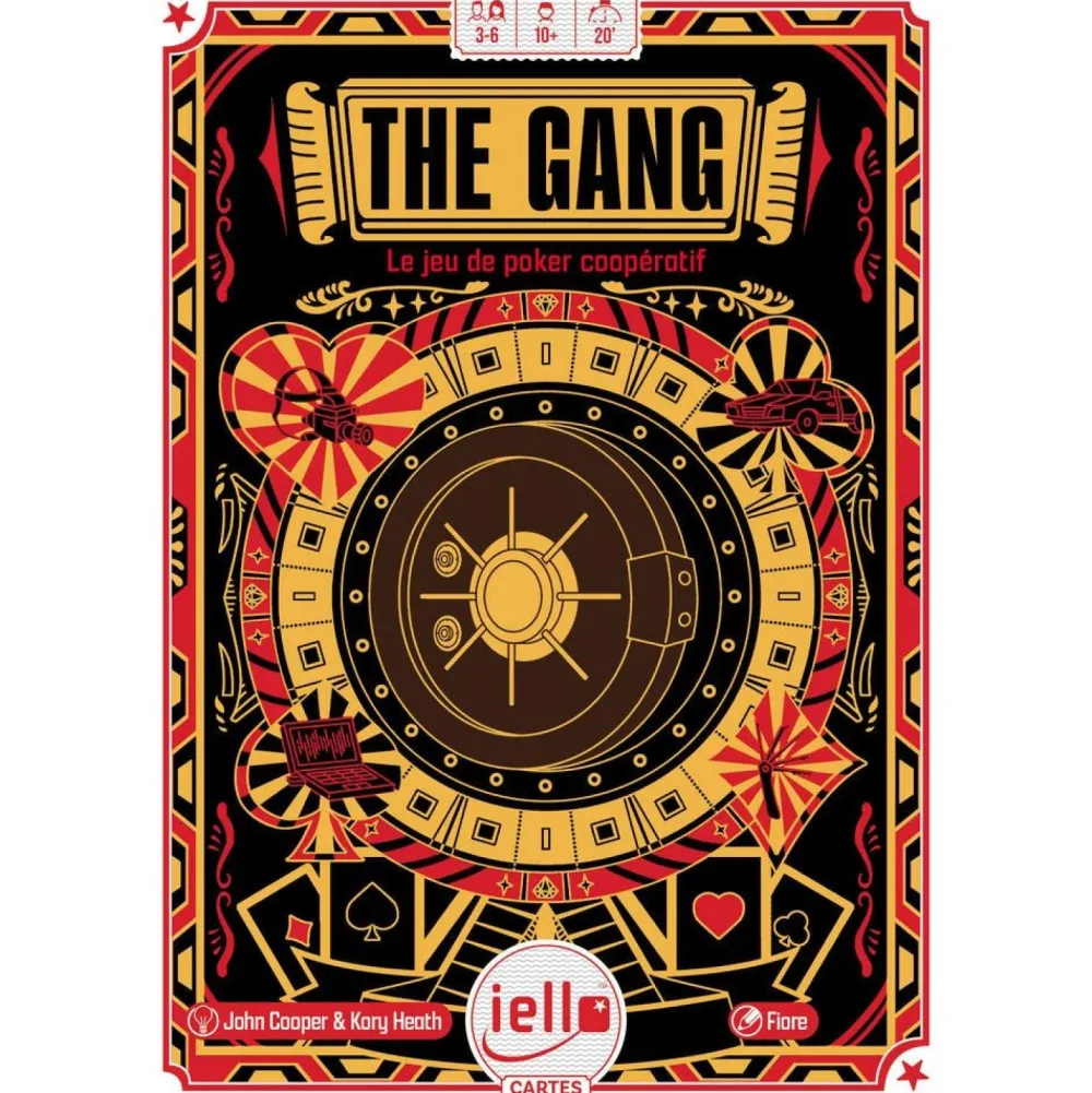 Iello The gang - jeu de Poker coopératif^ Jeux De Stratégie Et De Réflexion