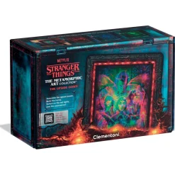 Clementoni The Metamorphic Art Collection - Stranger Things - Cadre lumineux Le monde à l'envers^ Puzzles De 500 À 999 Pièces