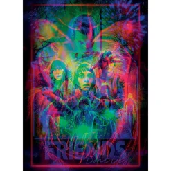 Clementoni The Metamorphic Art Collection - Stranger Things - Cadre lumineux Le monde à l'envers^ Puzzles De 500 À 999 Pièces