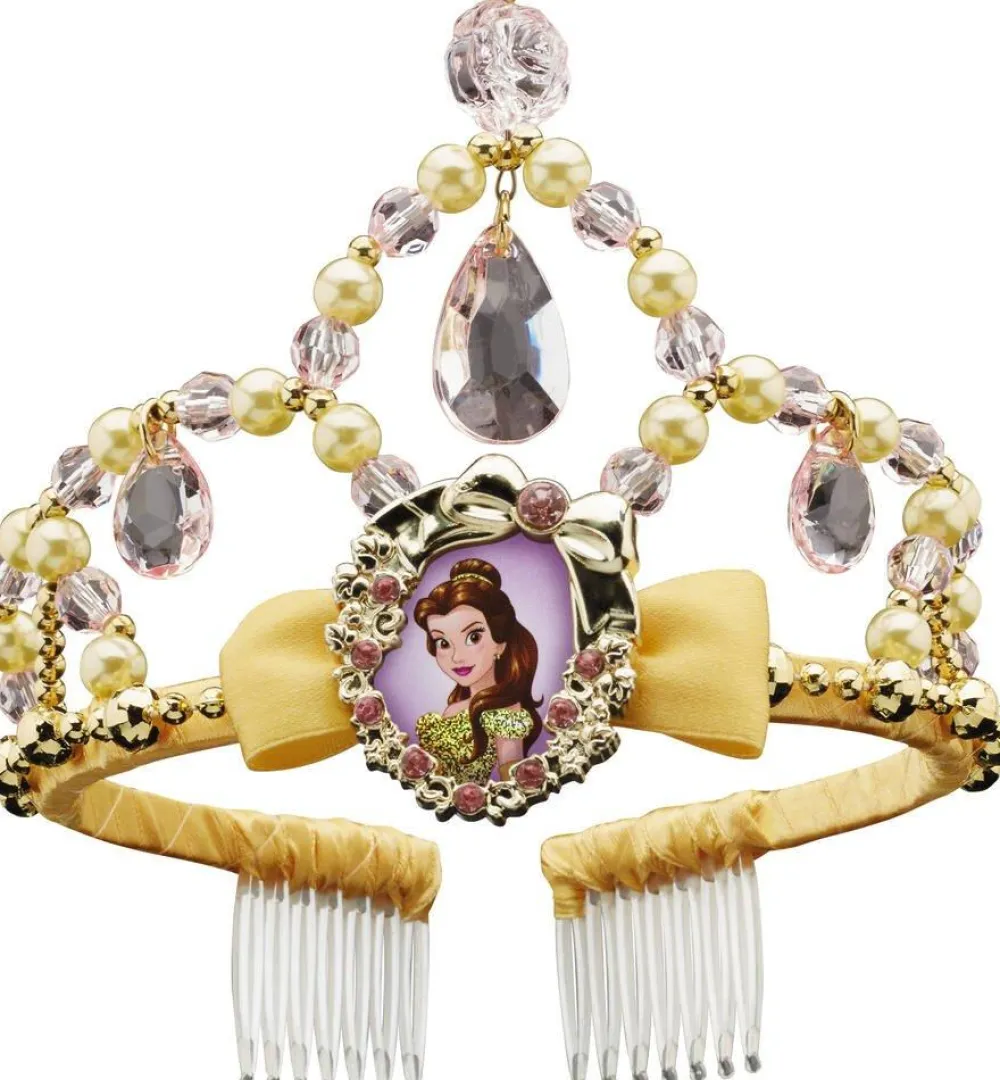 Jakks Tiare Belle Disney Princesses - Déguisement Élégant En Perles Et Diamants^ Chaussures, Gants, Diadèmes Et Baguettes