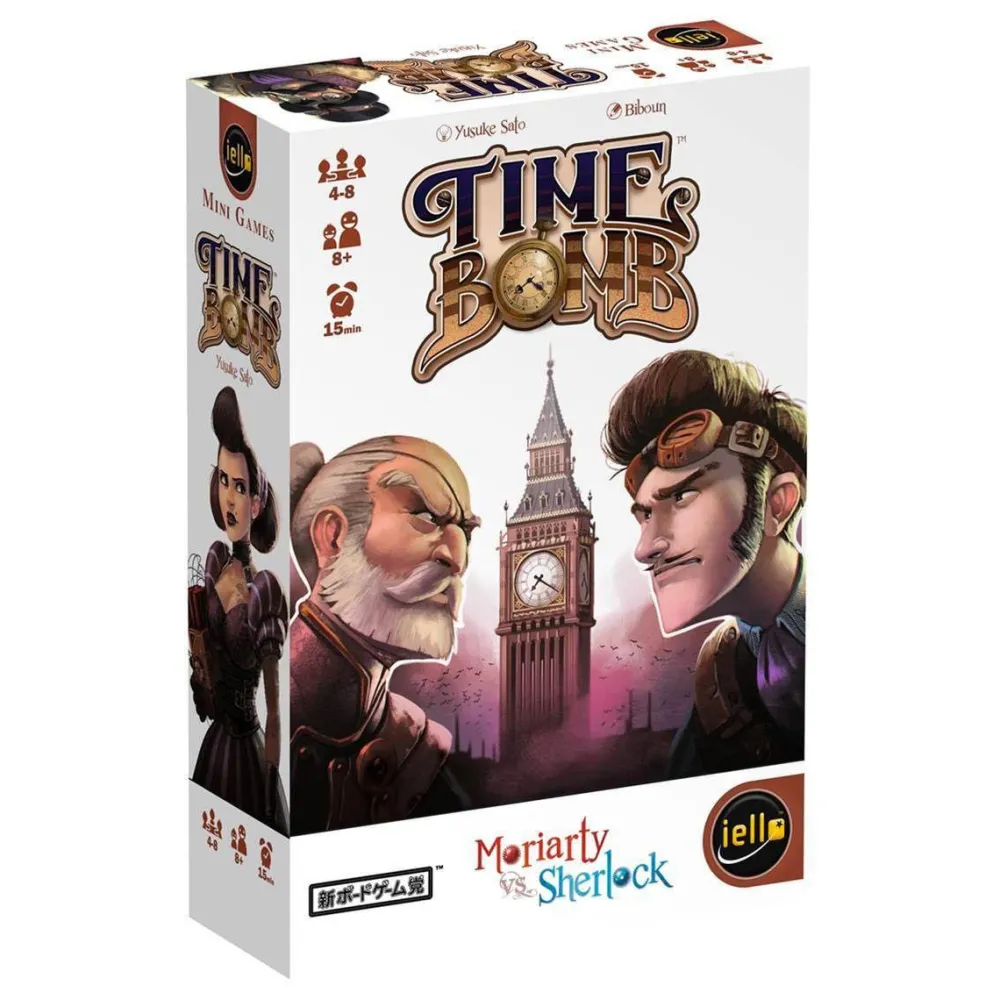 Iello Time bomb Sherlock vs Moriarty^ Jeux D'Ambiance|Jeux De Stratégie Et De Réflexion