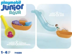 Playmobil Toboggan aquatique et animaux marins junior aqua 71689^ Jouets De Bain