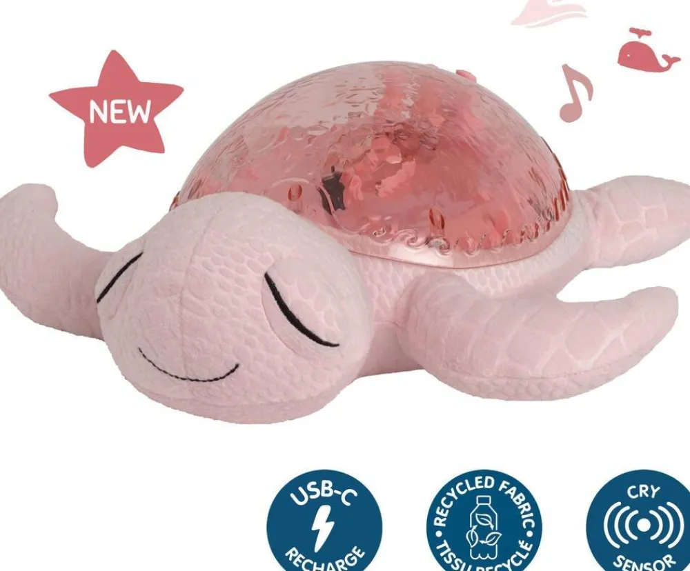 Cloud b Tortue Tranquille Rose Rechargeable^ Mobiles Et Veilleuses