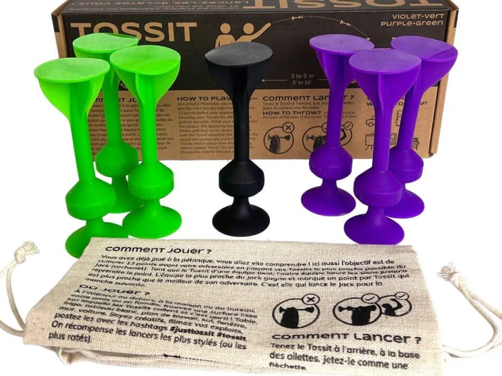 Gigamic Tossit violet vert^ Jeux D'Action Et D'Adresse