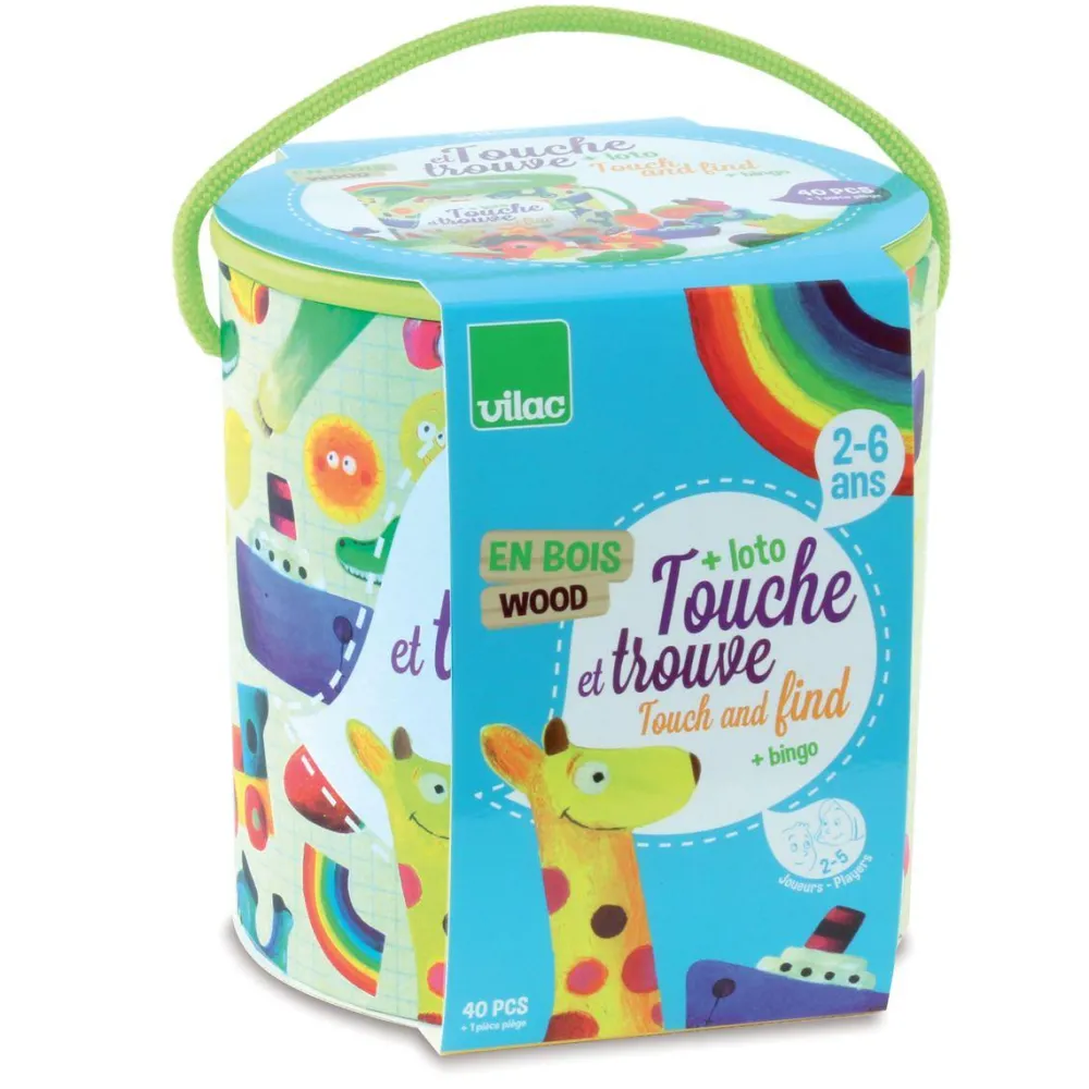 Vilac Touche et trouve^ Jeux D'Apprentissage