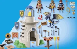 Playmobil Tourelle Chevaliers Novelmore Dragon 71483^ Les Pirates, Chevaliers, Cowboys Et Indiens