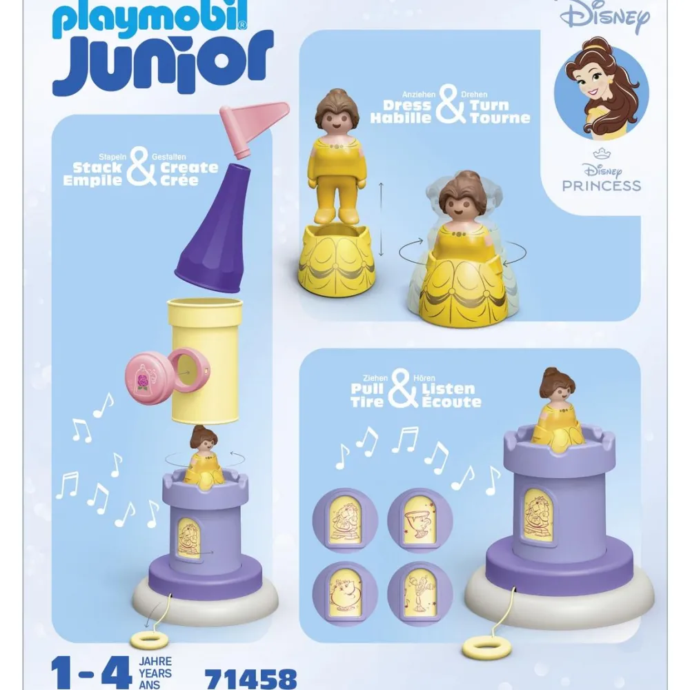 Playmobil Tourelle de Belle Junior 71458^ Les Princesses Et Fées