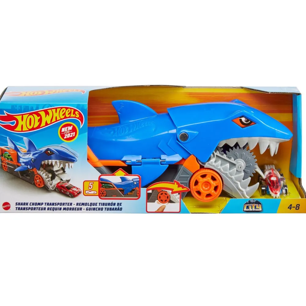 Mattel Transporteur requin HotWheels^ Camions Et Bus