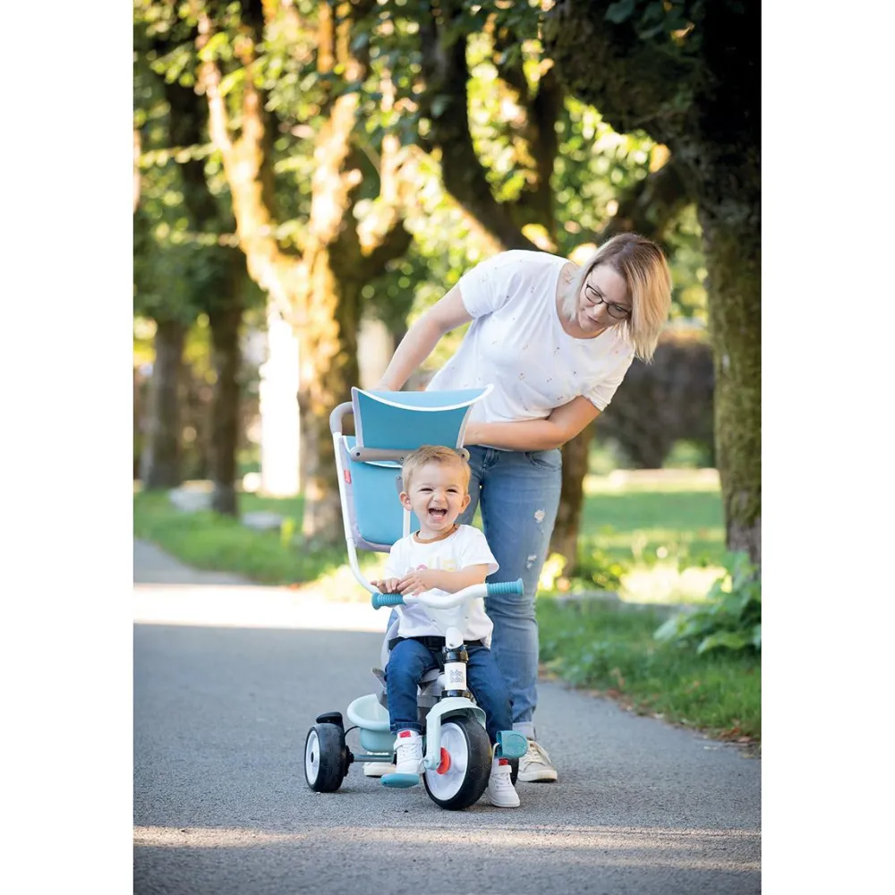 Smoby Tricycle baby balade plus bleu^ Tricycles, Draisiennes Et Vélos